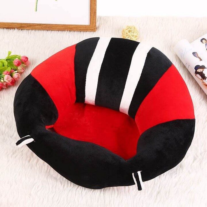 Baby Support Sitting Cushion Chair - Red