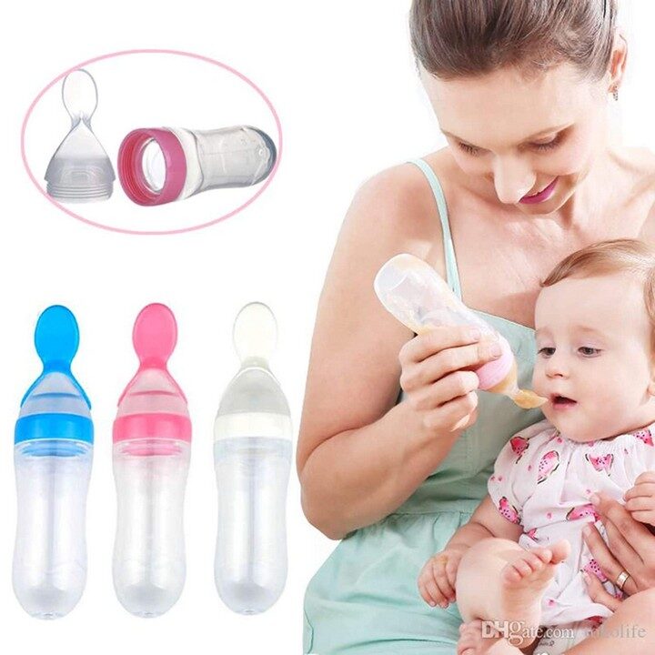 Easy Squeezy Spoon Food Feeder