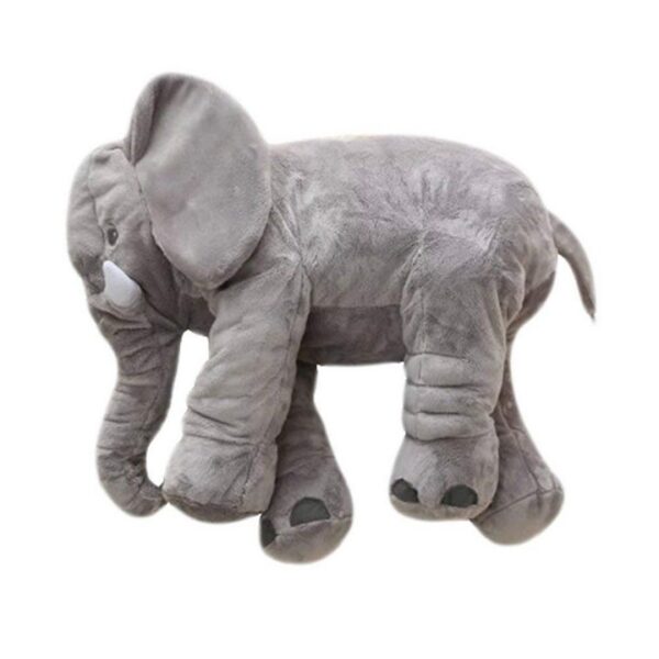 Large Elephant Plush Toy For Babies - Gray