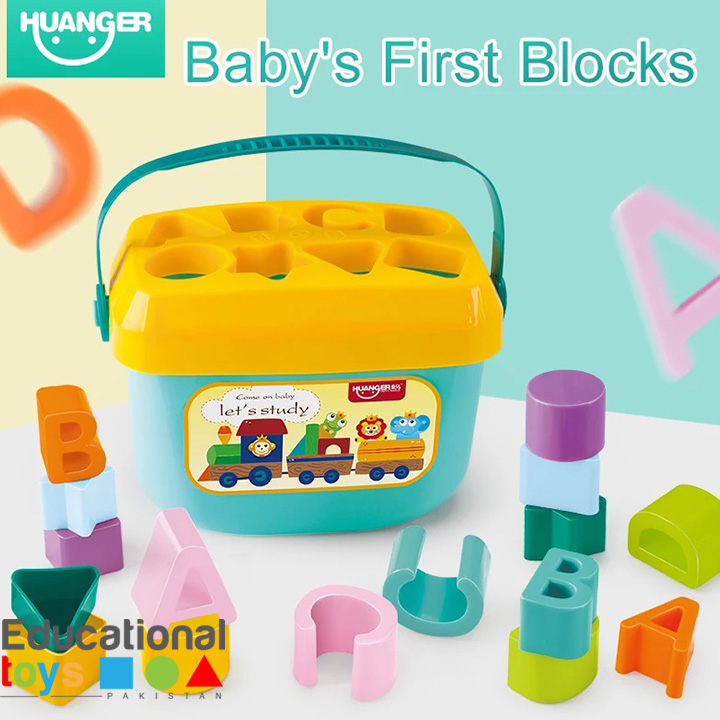 Huanger Baby's First Blocks Shape Sorter